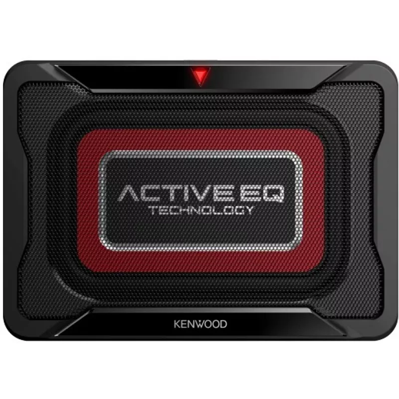 Kenwood KSC-PSW7EQ automašīnas zemfrekvenču skaļrunis, iebūvēts pastiprinātājs, 160 W