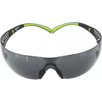 Aizsargbrilles 3M SecureFit 400 — melns rāmis, zaļi tonētas lēcas, UV aizsardzība, pretaizsvīšana
