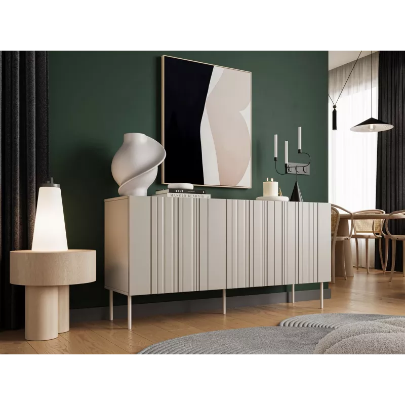 Kumode ISLA 1505x400x750 mm, kašmira matēts, skaidu plātne
