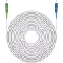 Goobay 59617 Optiskās šķiedras kabelis 0,5 m SC/UPC SC/APC FTTH OS2 Balts