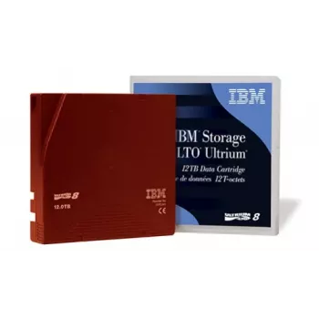 IBM Lenovo LTO Ultrium 8 kasetes - 12 TB / 30 TB - ar svītrkoda uzlīmi