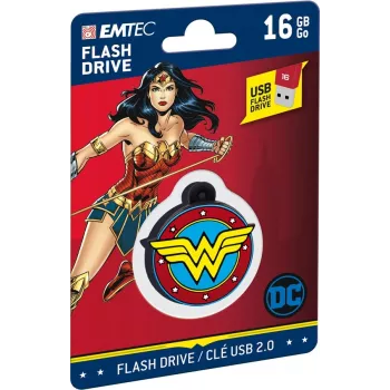 USB zibatmiņa EMTEC Wonder Woman Collector 16 GB USB Type-A 2.0 Daudzkrāsains