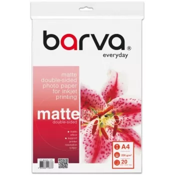 Barva BE220-175 fotopapīrs A4 matēts 220g/m² 20 loksnes