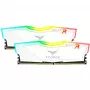 Teamgroup Delta RGB 16 GB DDR4-3200 (2x 8 GB) Dual-Kit, balts, TF4D416G3200HC16FDC01, Intel XMP