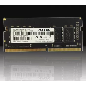 Laptop operatīvā atmiņa SODIMM DDR4 8GB 2400MHz AFOX AFSD48EK1P 260-pin SO-DIMM 1.2V