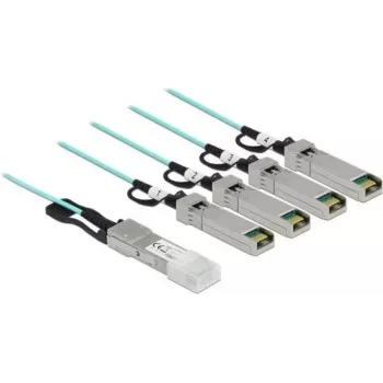 Aktīvais optiskais kabelis QSFP+ uz 4 x SFP+ 3 m DeLOCK 84058
