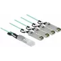 Aktīvais optiskais kabelis QSFP+ uz 4 x SFP+ 3 m DeLOCK 84058