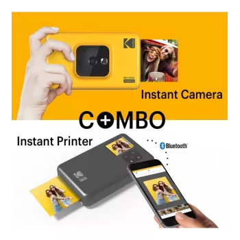 Kodak Mini Shot Combo 2 dzeltena krāsa 53.4 x 86.5 mm CMOS