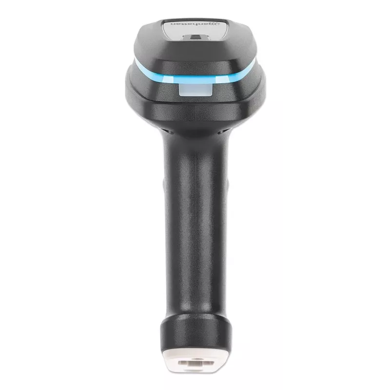 Manhattan 2D tāldarbības LED svītrkodu skeneris, USB, 450 mm skenēšanas dziļums, līdz 100 000 luksu apgaismojums, melns, 3 gadu garantija