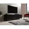 TV skapis cama meble ETNA 200 x 42 x 52 cm, matēts melns, skaidu plātnes virsma