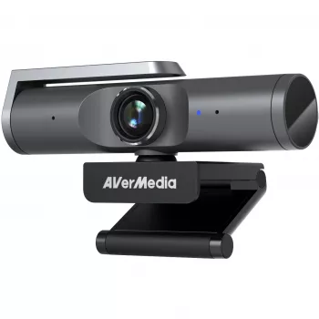 Tīmekļa kamera AVerMedia Live Stream Cam 515 PW515 ar 4K HDR, autofokusu un privātuma aizsargu