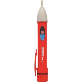 Bezkontakta sprieguma indikators Benning VT 2 CAT III 1000 V, CAT IV 600 V, skaņas un LED signāls (044055)