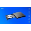 SAVIO AK-59 ārējais slinkais CD/DVD ierakstītājs R/RW - USB-C/USB-A, melns