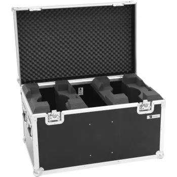 Flightcase Roadinger 2x LED TMH-X7 kustīgais galvas gaismeklis — aizsargājošs transporta koferis