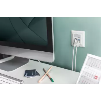 USB 2.0 Keystone modulis ar 16 cm kabeli Digitus DN-93402