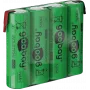 Goobay 4x AA (Mignon) - 2100 mAh, Zaļš - Lodēšanas kausiņš (Z), NiMH akumulators, 4,8 V (55580)
