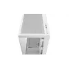 PC korpuss DeepCool CG580 4F V2 Midi Tower Balts — ATX, rūdīts stikls, 3x120mm sānu ventilatori, 360mm sānu radiatora atbalsts
