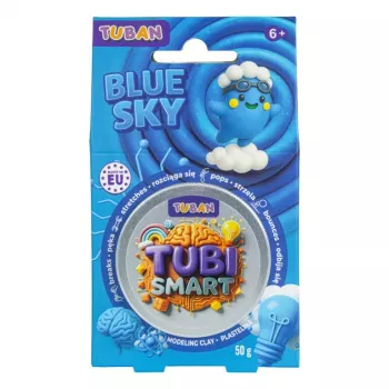 Modelēšanas māls TUBAN Tubi Smart – Zilas Debesis, 50 g