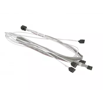 SuperMicro CBL-SAST-0591, 4x SATA uz SFF-8643 krosovers, 75cm ar SB, 30AWG