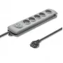 Pārsprieguma aizsargs Qoltec 50270 Pelēks 5 AC kontaktligzdas 230V