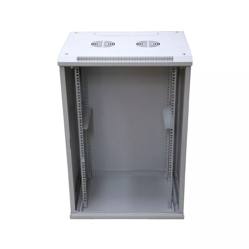 Pie sienas montējams skapis Extralink Rackmount 18U 600x600 Pelēks ar atslēgas slēdzi