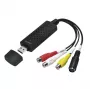 LogiLink USB 2.0 A/V grabber, USB A/M uz 3x RCA + MiniDIN5/F, melns
