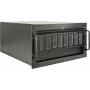 INTER-TECH IPC 6U-6606 19 collu rāmja korpuss — 6U profesionālam tīkla aprīkojumam