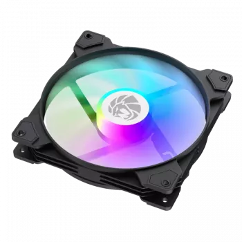 Gamemax FN14A-S5 korpusa ventilators 140mm melns