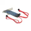 DeLOCK 89374 Iekšējais SATA USB 3.2 Gen 1 adapteris PCI Express