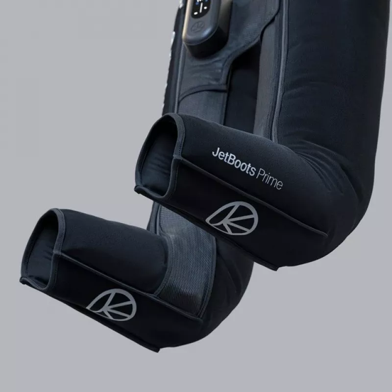 Therabody RecoveryAir JetBoots Prime kompresijas zābaki, garie