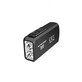 Rokas lukturītis Nitecore TIP2 — 720 lm, litija‑jona, 55 h darbības laiks, 38,3 g, Melns