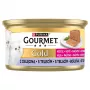 Slapjā kaķu barība Purina Nestlé Gourmet Gold Kitten Teļa gaļas putas 85 g, 13% olbaltumvielu, 7% tauku