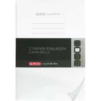 Piezīmju bloks Herlitz my.book A5 40 lapas melns balts