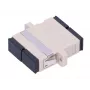 Šķiedru optikas adapteris Extralink SC/UPC multimode duplekss, sievišķais–sievišķais, pelēks