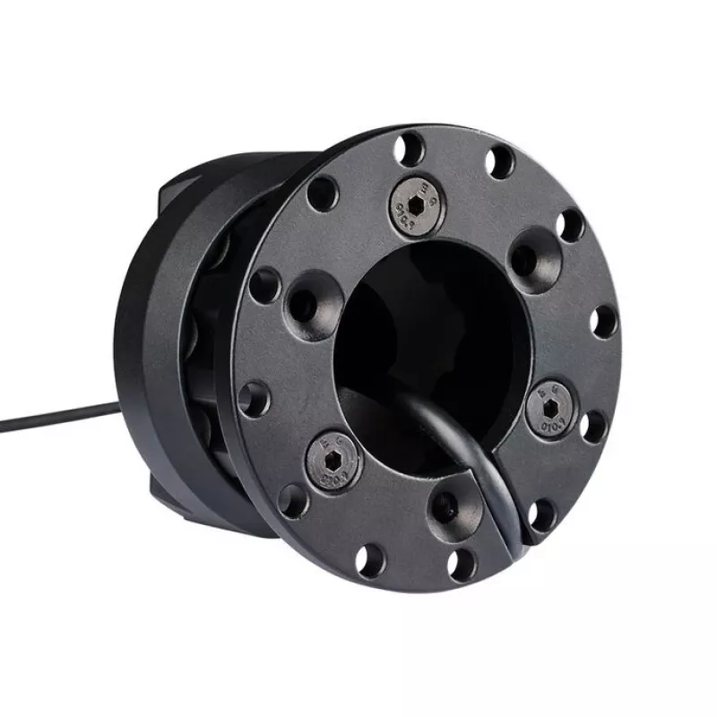 Ātrās atslēgšanas adapteris Asetek SimSports 40-035-0035028 melns — ātrās atslēgšanas stūres adapteris sim sacīkšu iestatījumiem