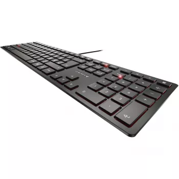 CHERRY KC 6000 Slim tastatūra USB QWERTZ melna