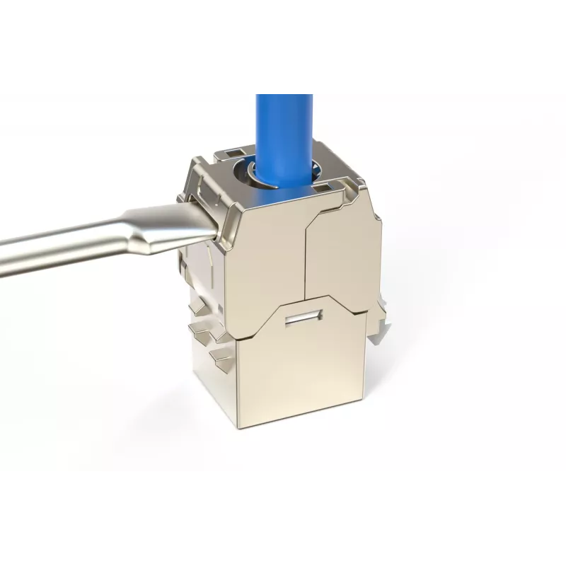 Digitus CAT 6A kompakts keystone modulis, ekranēts, bezinstrumentu montāža, 24 gab.