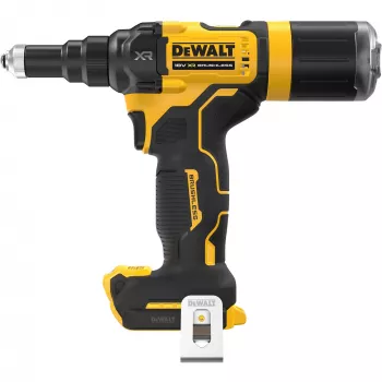DeWALT DCF403NT-XJ kniedēšanas pistole Melna, Dzeltena 2,4, 3,2, 4, 4,8 mm 10 kN