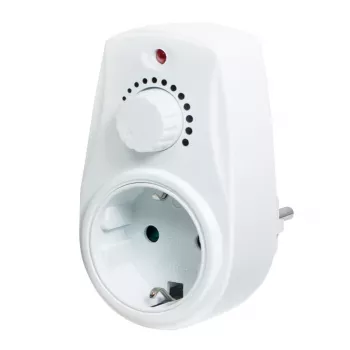 LogiLink PA0151 montējams rotācijas dimmeris balts