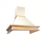 Sienas nosūcējs AKPO WK-4 Rustica 60 cm, kanāla/recirkulācijas, max 415 m³/h, 102 W motors, koka apdare