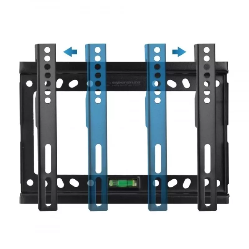 TV sienas stiprinājums Esperanza PERSES 35.6–127 cm (14–50 collu) ekrāniem, VESA 75x75–200x200, max 25 kg, melns