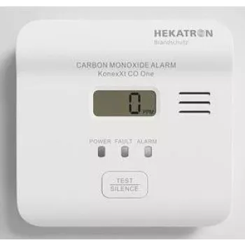 Oglekļa monoksīda detektors Hekatron KonexXt CO One CO-WM (sienas montāžai)