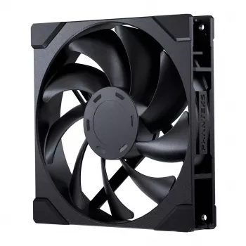 Phanteks M25 Gen2 140mm PWM korpusa ventilatori - 3 komplektā, melni