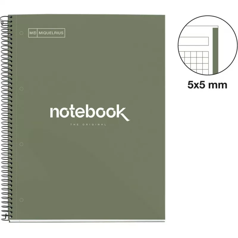 MIQUELRIUS College Notebook Emotions 1 rūtiņu DIN A4 ar iekšējo malu (A460459)