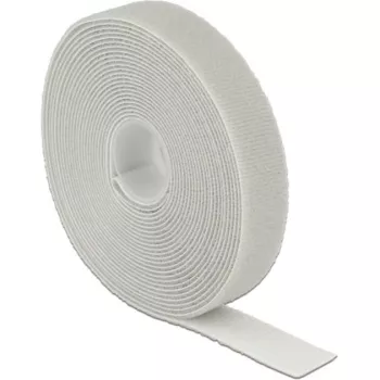 DeLOCK 18280 Lipīgais/āķa stiprinājums pelēks 20mm 5m