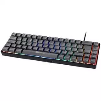 GAMIAC TKL69G SF spēļu tastatūra, Kailh Blue - melna/pelēka