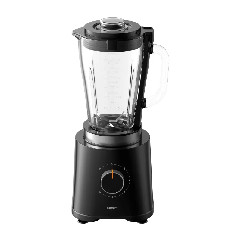 Blenderis Xiaomi BHR8936EU — 600 W, 1,75 L trauks, 5 ātrumi, rotācijas vadība, nerūsējošā tērauda asmeņi, melns