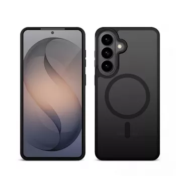 Crong Hybrid Matte Magnetic vāciņš Samsung Galaxy S26 — TPU & PC, Melns