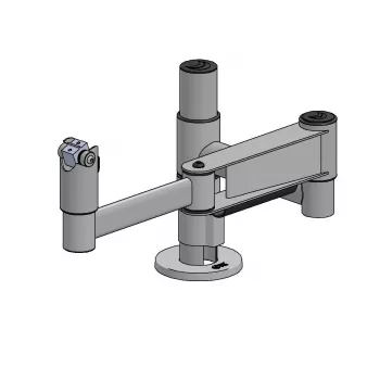 Galda stiprinājums planšetēm un telefoniem ergonomic solutions SP2 EET053-02 — regulējama roka darba vietas organizēšanai