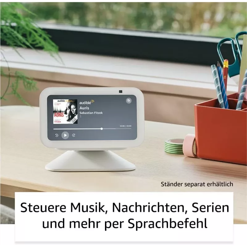 Amazon Echo Show 5 (3. paaudze) viedais displejs ar Alexa, melns
